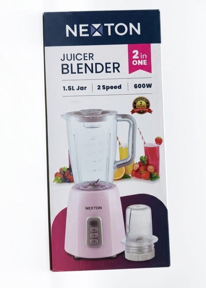 NEXTON 2 IN1 JUICER BLENDER  1.5L NX31BR