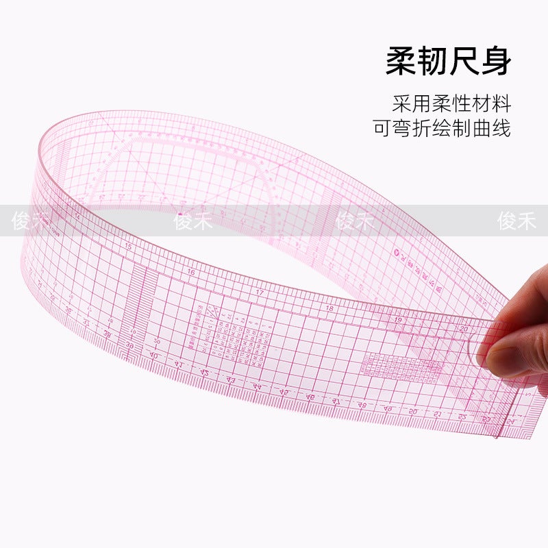 Pattern Making And Grading Ruler Clothing Proportion Pattern Making Curve Cutting And Sewing Tools Multi-Functional Pattern Making Ruler - Image 5
