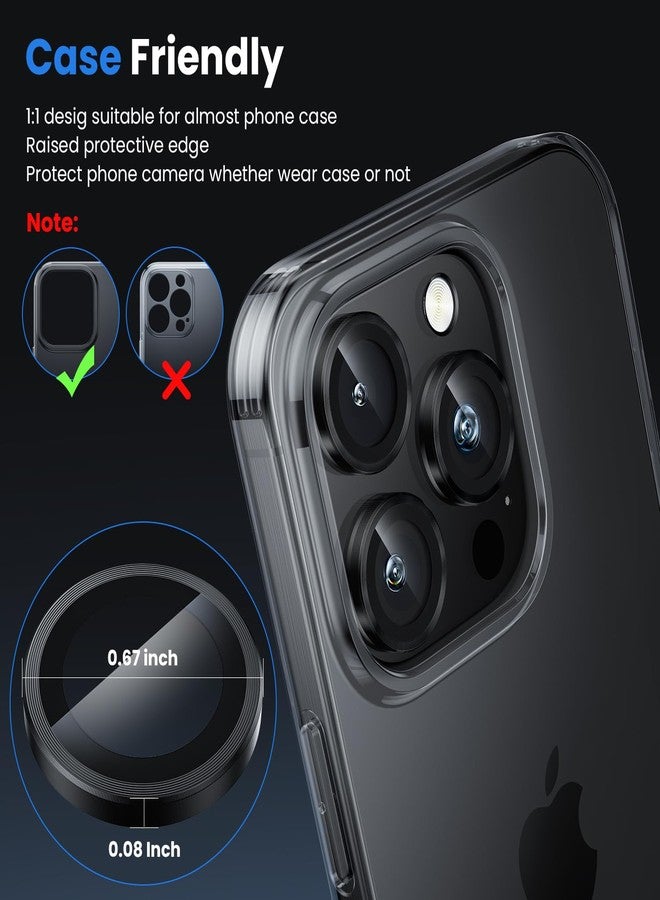 WSKEN لحماية عدسة الكاميرا لجهاز iPhone 16 Pro / iPhone 16 Pro Max - [نموذج التصوير الأصلي] واقي شاشة كاميرا زجاجي معدني مقسى فائق الوضوح غير قابل للكسر، ملحقات فيلم الحماية - Image 5
