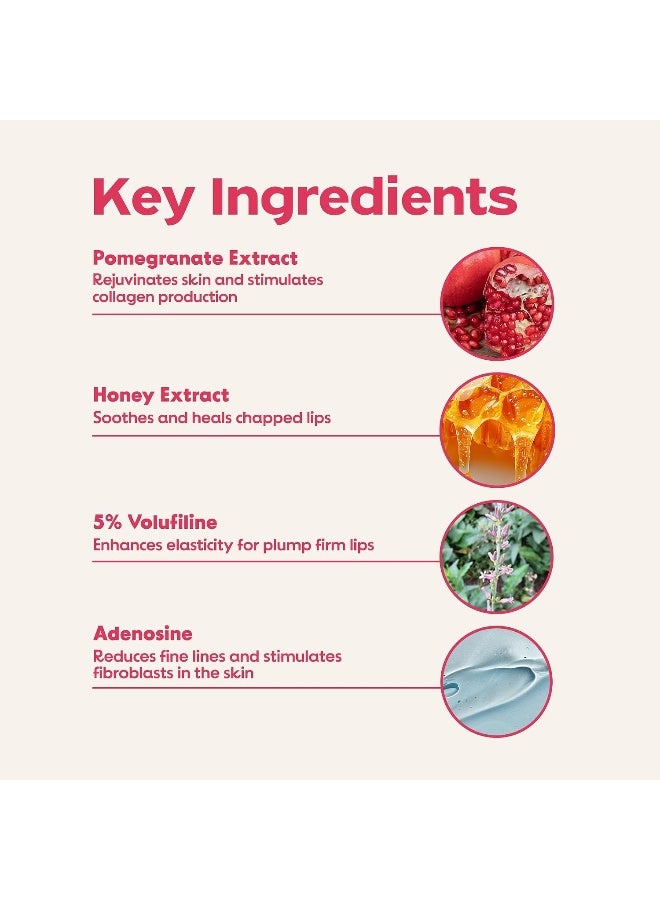 frudia Pomegranate Honey 3-in-1 Lip Balm 10ml — Moisturizing, Plumping & Tinted Lip Care — Glossy Hydrating Lip Balm for Soft, Smooth Lips, 0.33 oz - Image 3