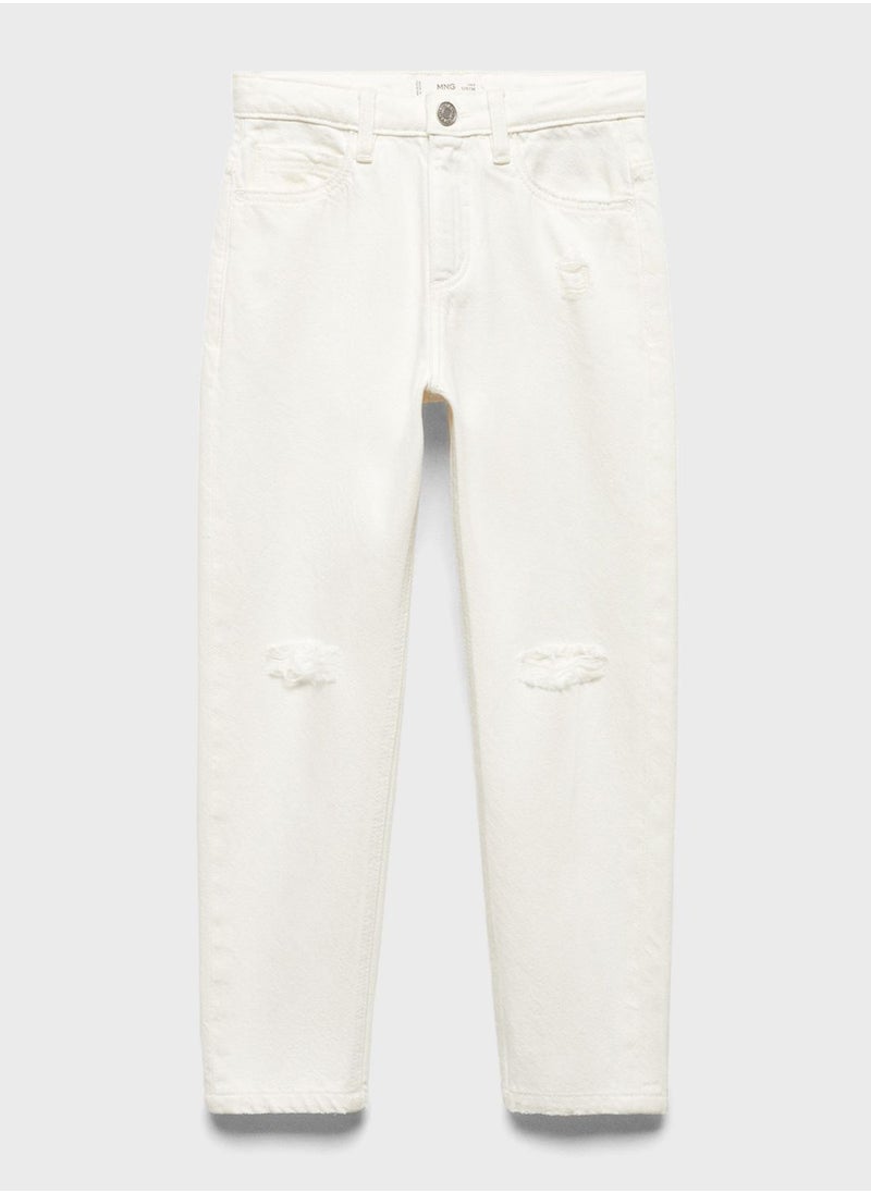 MANGO - Kids Dad Straight Jeans - Image 1