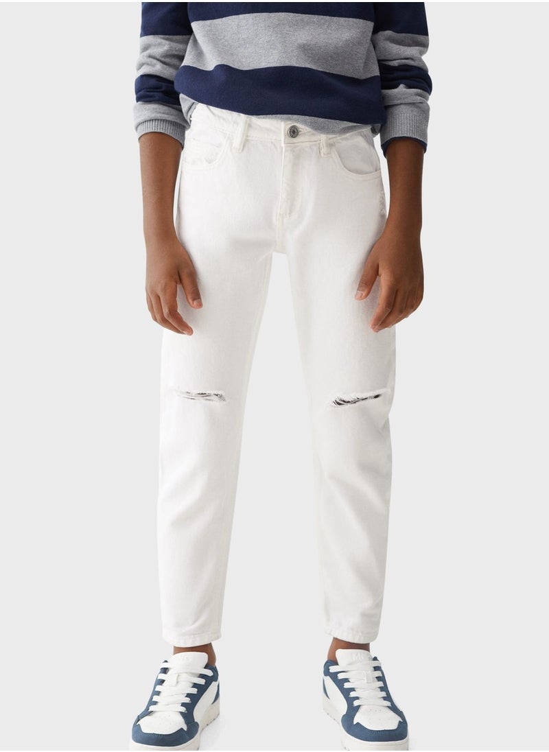MANGO - Kids Dad Straight Jeans - Image 1