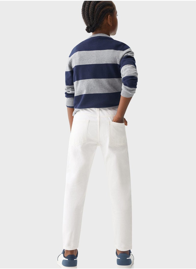 MANGO - Kids Dad Straight Jeans - Image 1