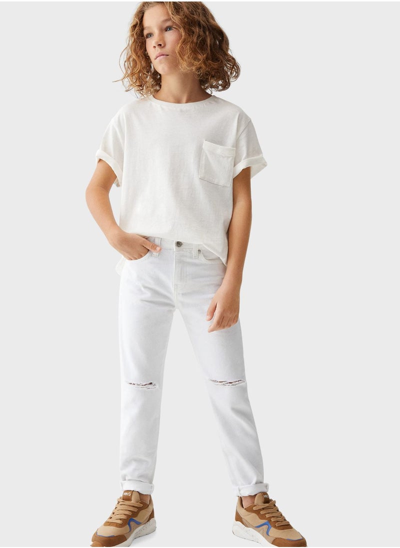 MANGO - Kids Dad Straight Jeans - Image 1