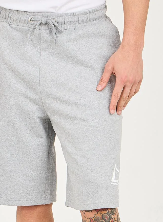 Styli Active Eco Earth Graphic Hem Printed Oversized Shorts