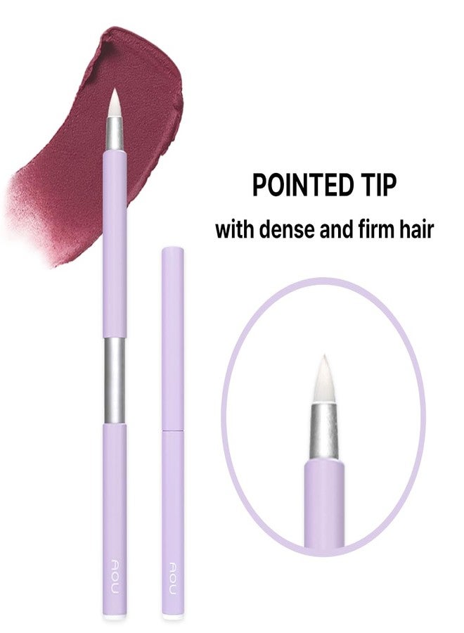 AOU PENCIL BRUSH Compact & Retractable Design for Easy Carry with Pointed Tip for Various Uses, Valentine's Day Gifts for Woman - Image 3