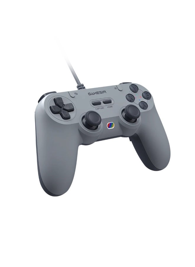 Classic Gamepad GameSir Tegenaria Lite Wired Game Controller for Switch, Android, iOS, PC, Steam With Retro 90s Design, Hall Effect Sticks, 1000Hz Polling Rate, Dual Rumble Motors, Mappable Back Buttons, Ultra-Low Latency, Ergonomic Design -Serene