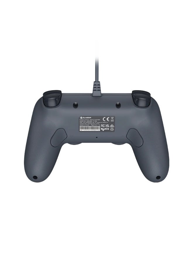 Classic Gamepad GameSir Tegenaria Lite Wired Game Controller for Switch, Android, iOS, PC, Steam With Retro 90s Design, Hall Effect Sticks, 1000Hz Polling Rate, Dual Rumble Motors, Mappable Back Buttons, Ultra-Low Latency, Ergonomic Design -Serene