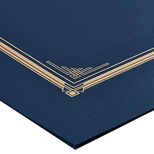 Limited Papers (TM). Certificate Folder, Cover, 9.5 x 12.3/4 Inch Folded, with Die Cut Corners, Designed to Hold Letter Size 8.5 x 11 Inch, 8" x 10", and A4 (8.27" x 11.66") (Burgundy) (5 Pcs.) - Image 3