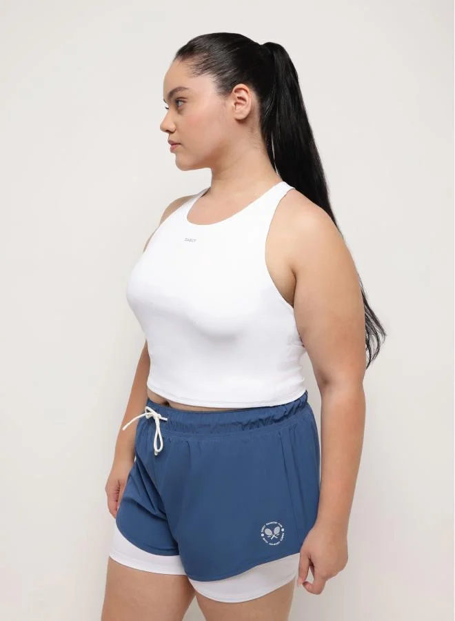 ZAECY Sports Bra – Pearl White