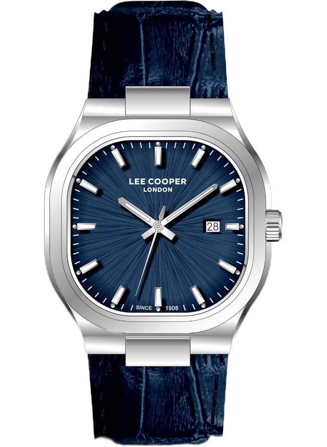 لي كوبر Lee Cooper Men's Analog Dark Blue Dial Watch - LC08179.399