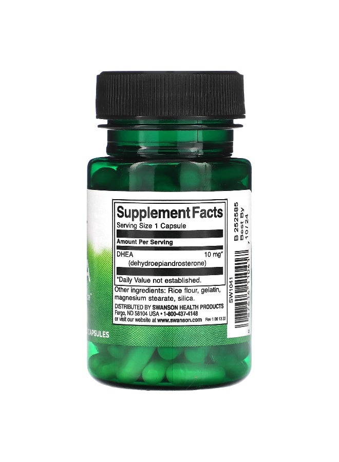 SWANSON Swanson, DHEA, 10 mg, 120 Capsules  - Image 2