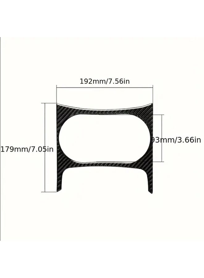 Carbon Fiber Cup Holder Panel For Q5 SQ5 Models No Drilling Required - Image 2