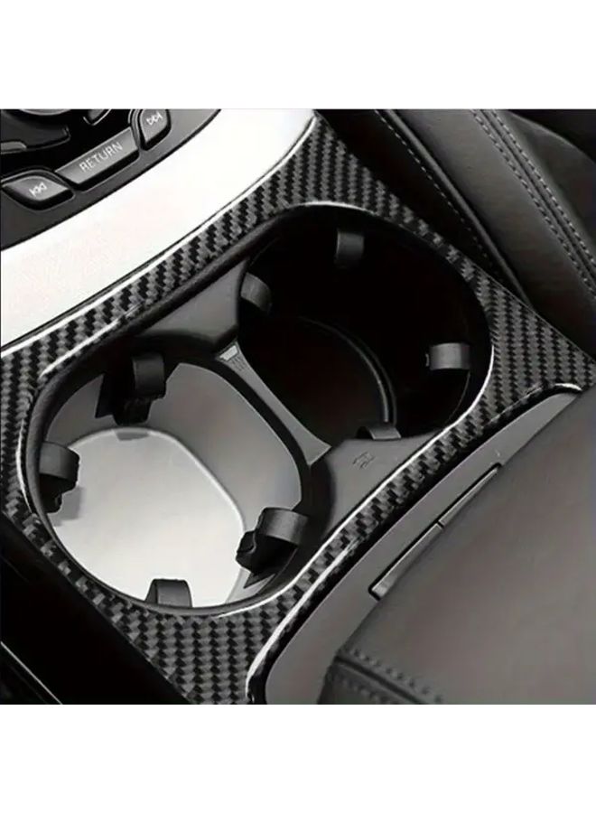 Carbon Fiber Cup Holder Panel For Q5 SQ5 Models No Drilling Required - Image 1