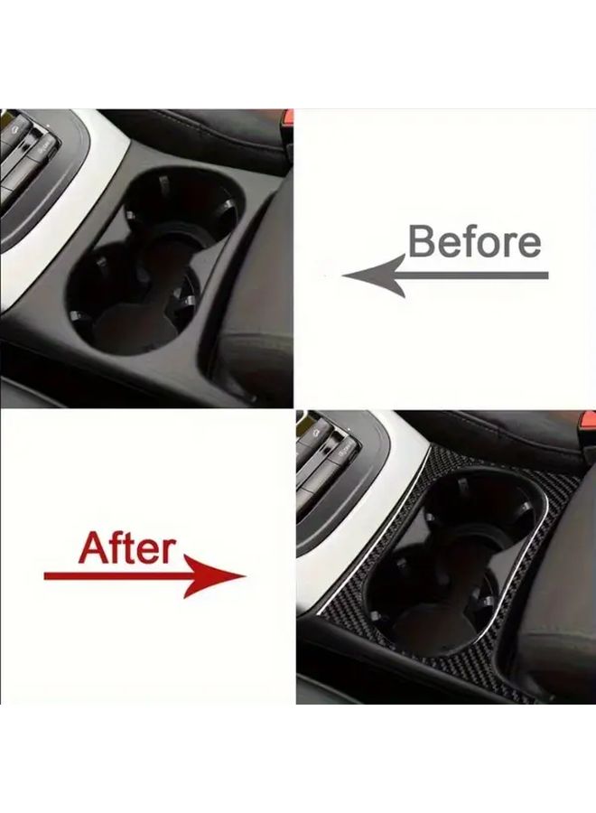 Carbon Fiber Cup Holder Panel For Q5 SQ5 Models No Drilling Required - Image 4