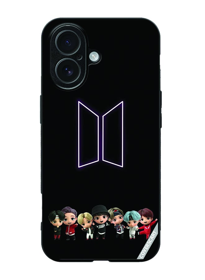 Protective Case Cover For Apple iPhone 17 Bts Design Black