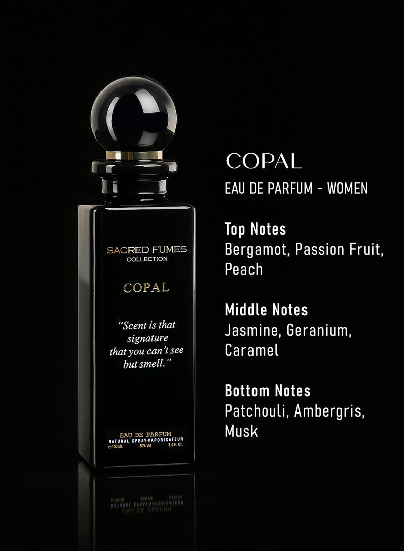 ديفينا مجموعة سيكرد فومز كوبال - ١٠٠ مل | عطر نسائي برائحة فاكهية وزهرية وشرقية تدوم طويلًا - Image 2