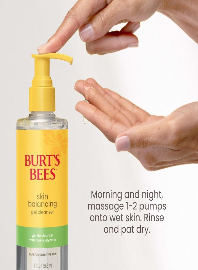 Burt's Bees Skin Balancing Gel Cleanser; Made for Normal to Combination Skin; Safe for Sensitive Skin; With Aloe, Glycerin and Cucumber Extract, 8 Fl. Ounces - Image 3