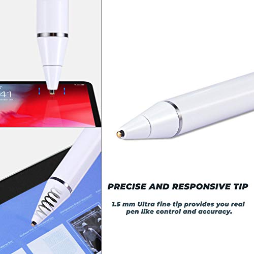 EVACH S21 Ultra Pen for Samsung Galaxy S21 Stylus Pencil, EVACH Rechargeable Digital Pencil with 1.5mm Ultra Fine Tip Stylus for Samsung Galaxy S21, White - Image 2
