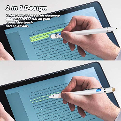 EVACH S21 Ultra Pen for Samsung Galaxy S21 Stylus Pencil, EVACH Rechargeable Digital Pencil with 1.5mm Ultra Fine Tip Stylus for Samsung Galaxy S21, White - Image 3
