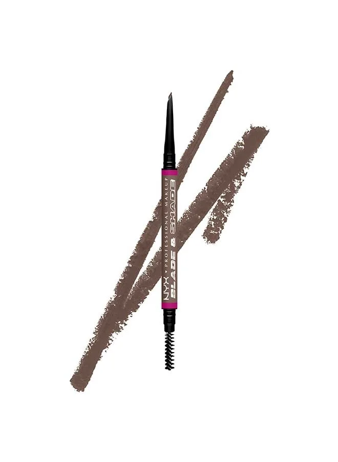 NYX PROFESSIONAL MAKEUP NYX Professional Makeup Blade & Shade, Dual Edged Brow Pencil, Up to 16HR wear, Smooth-glide pigment, Cool Ash Brown