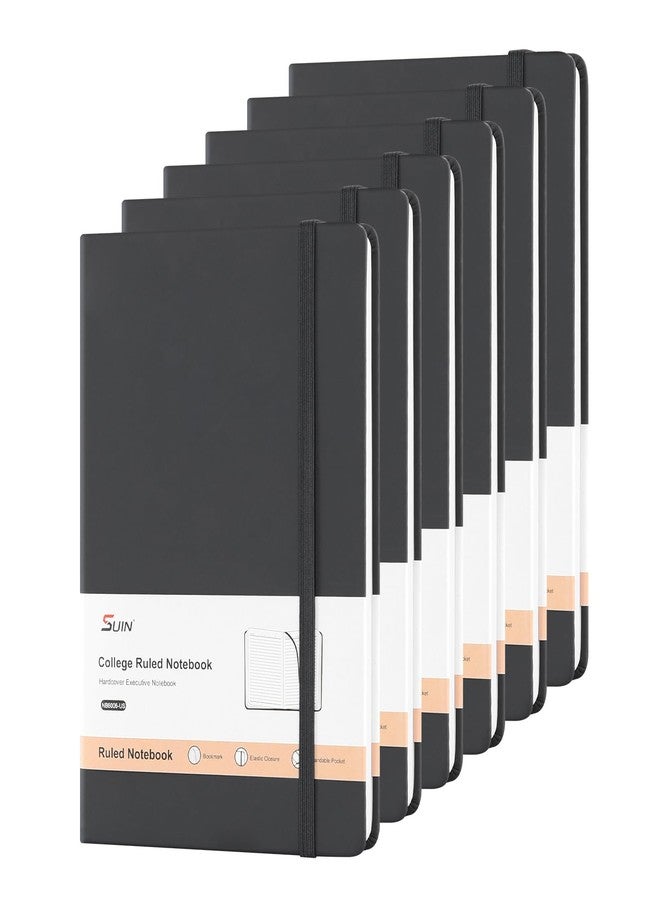 SUIN Hardcover-Journal-Notebooks, A5 Lined Journals Notebook for Writing 200 Pages, 8.2 x 5.5 inch, Classic Ruled Notebooks for Work/Travel/College (Navy Blue- 1 Pack) - Image 1