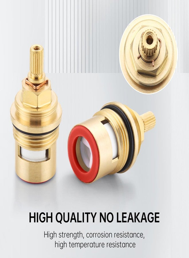 Liberflow Faucet Cartridge Replacement for Kohler 1000187 1000188, Used in Deck Faucets with 3/4 inch Valves, 2 Pack Ceramic Valve Faucet Replacement Parts (2 Pack 1000187+1000188) - Image 3