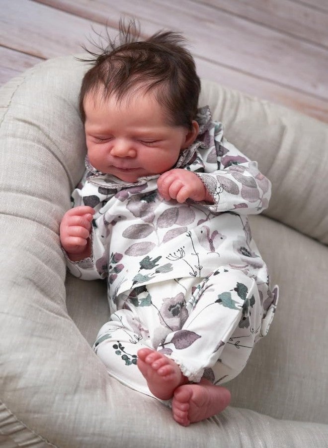 Anano Reborn Baby Dolls Silicone Full Body, Realistic Baby Doll Newborn Girl, Full Body Silicone Babys Doll, 18 in Real Life Babys Dolls that Look Real Girl, Lifelike Babies - Image 4