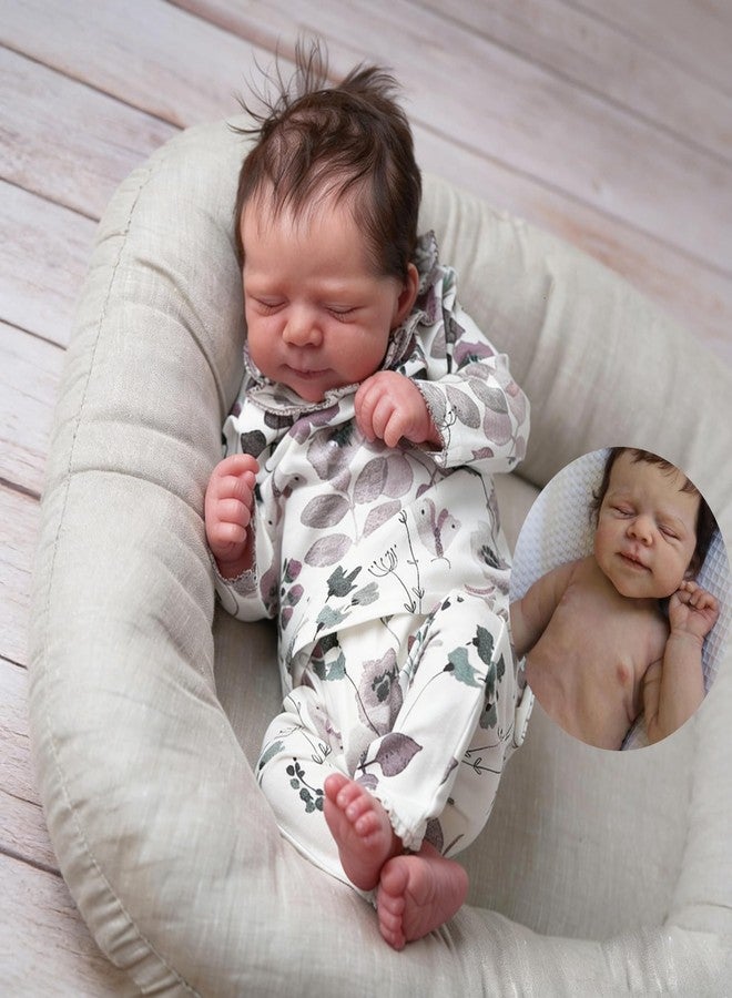 Anano Reborn Baby Dolls Silicone Full Body, Realistic Baby Doll Newborn Girl, Full Body Silicone Babys Doll, 18 in Real Life Babys Dolls that Look Real Girl, Lifelike Babies - Image 1