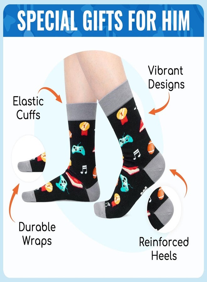 Happy Pop HAPPYPOP Funny Gifts for Adult Son - Bonus Son Birthday Gifts from Mother Father, Funny Men Socks - Image 2