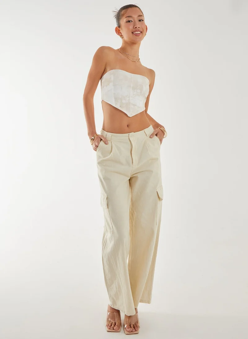 Pink Vanilla  Watermark Corset Top for Women | Best Price UAE