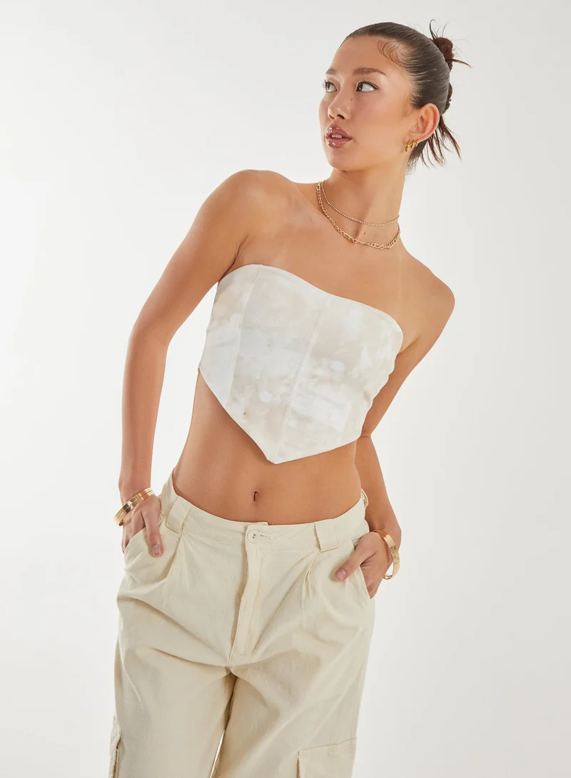 Pink Vanilla Watermark Corset Top