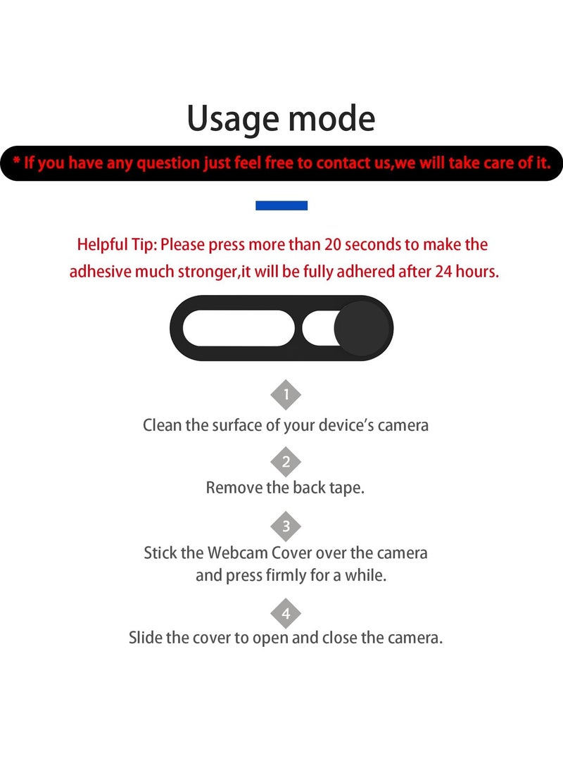 GNAFOTU Front Camera Cover Compatible With iPhone 14Pro Max/15/15 Plus/15Pro Max/16/Plus/Pro Max, Webcam Protector for Privacy and Security, Not Affect Face ID - 2 Pack-Black - Image 2