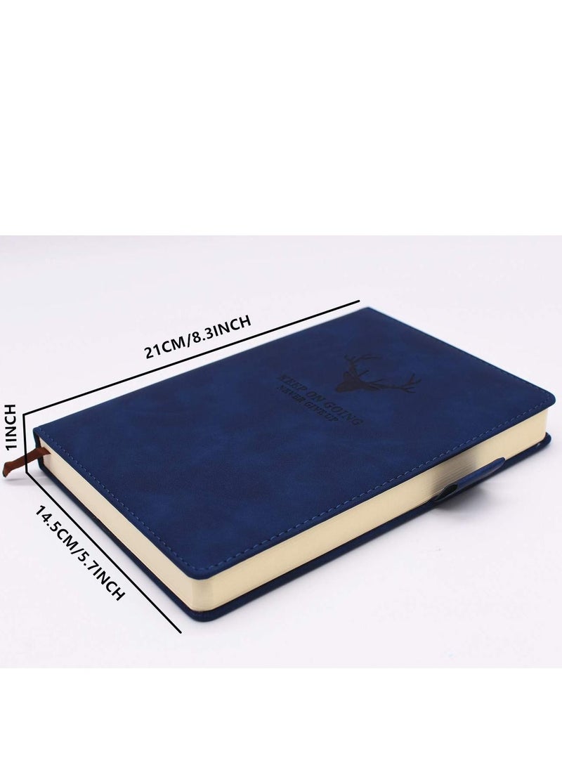 Excefore - A5 Notebook Journal Hardcover Executive Diary with Premium Thick Paper, Navy Blue - Image 1
