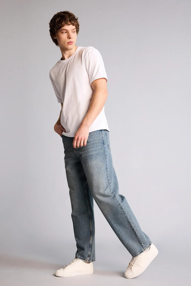 Defacto  Baggy Fit Trousers for Men | Best Price UAE