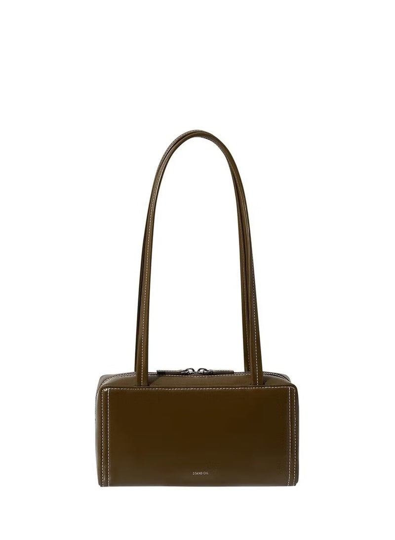 ستاند حقيبة كتف جلدية لحمل زيت الحامل - Image 1