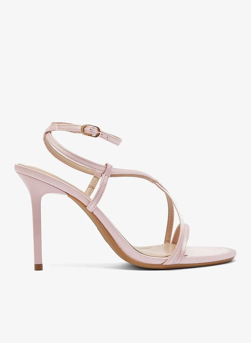 Ella Limited Edition Satin Strap Detail High Heel Sandals