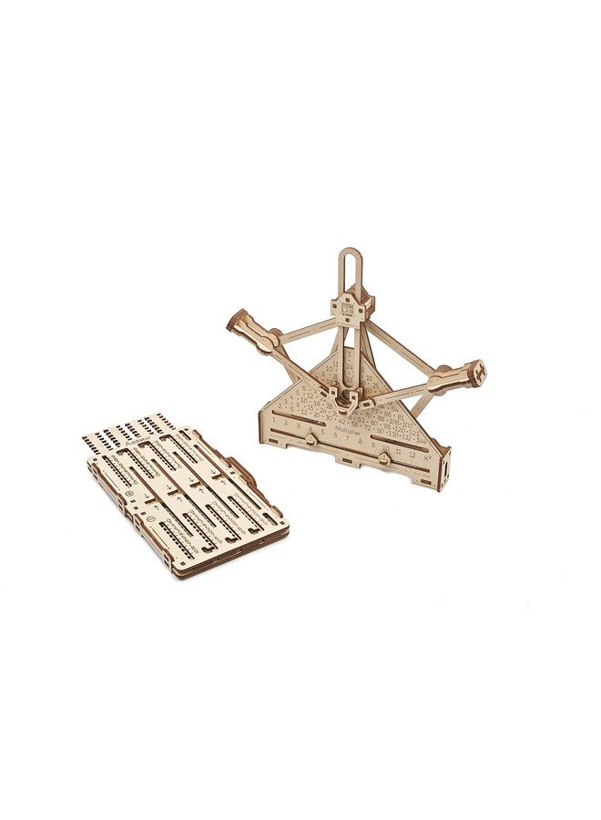 أوجيرز مجموعة UGEARS STEM Arithmetic Kit 2 في 1 - ألغاز خشبية ثلاثية الأبعاد إبداعية للبالغين والمراهقين والأطفال - مجموعة علوم ميكانيكية ذاتية التجميع - ألغاز تعليمية وهندسية ثلاثية الأبعاد مع تطبيق - Image 2