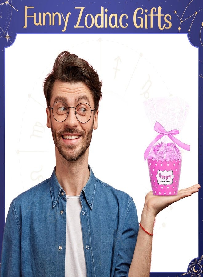 Happy Pop هدايا برج القوس من هابي بوب - هدايا الأبراج الفلكية، جوارب برج القوس النسائية بتصميم نجوم المجرة، مستوحاة من علم التنجيم والفضاء. - Image 4