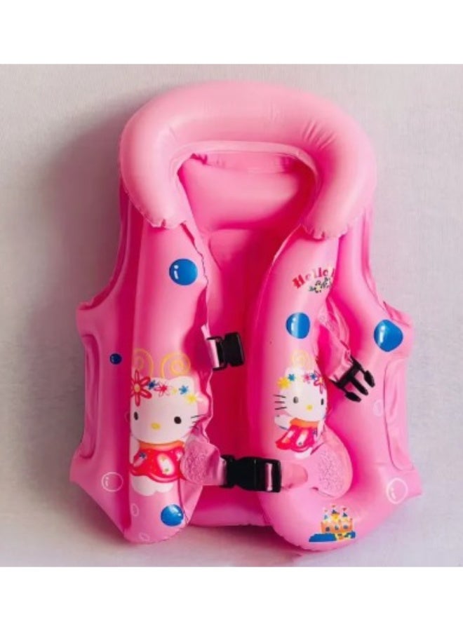 Hello Kitty Hello Kitty Kids Inflatable Life Jacket – Pink Safety Vest for Ages 3-8 – Pool, Beach, & Boating Gear size24 - Image 4