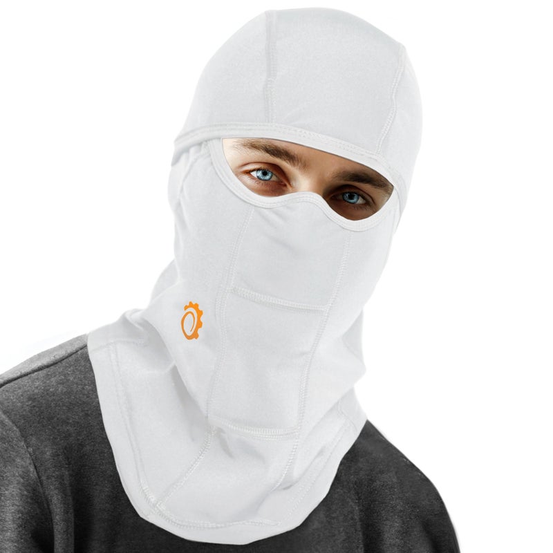 GearTOP Ski Mask Balaclava Ski Mask for Men Face Mask Cold Weather Balaclava Face Mask for Men Winter Ski Balaclava for Women Cold Weather Gear Men for Skiing Snowboarding Snowmobile White