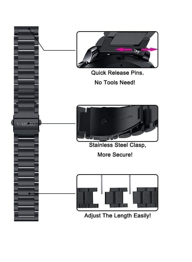 Ceramic Strap Band for Samsung Galaxy Watch 22MM - Image 1