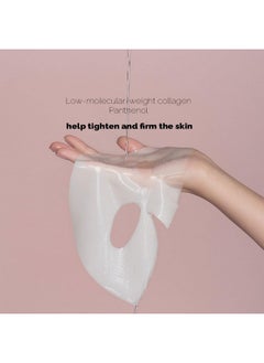 PRETTYSKIN Kin Hydrogel Collagen Korean Skin Care Sheet Mask (Pack Of 5) With 400 Dalton Low Molecular Collagen + Panthenol For Calming Moisture Elasticity  - Image 4