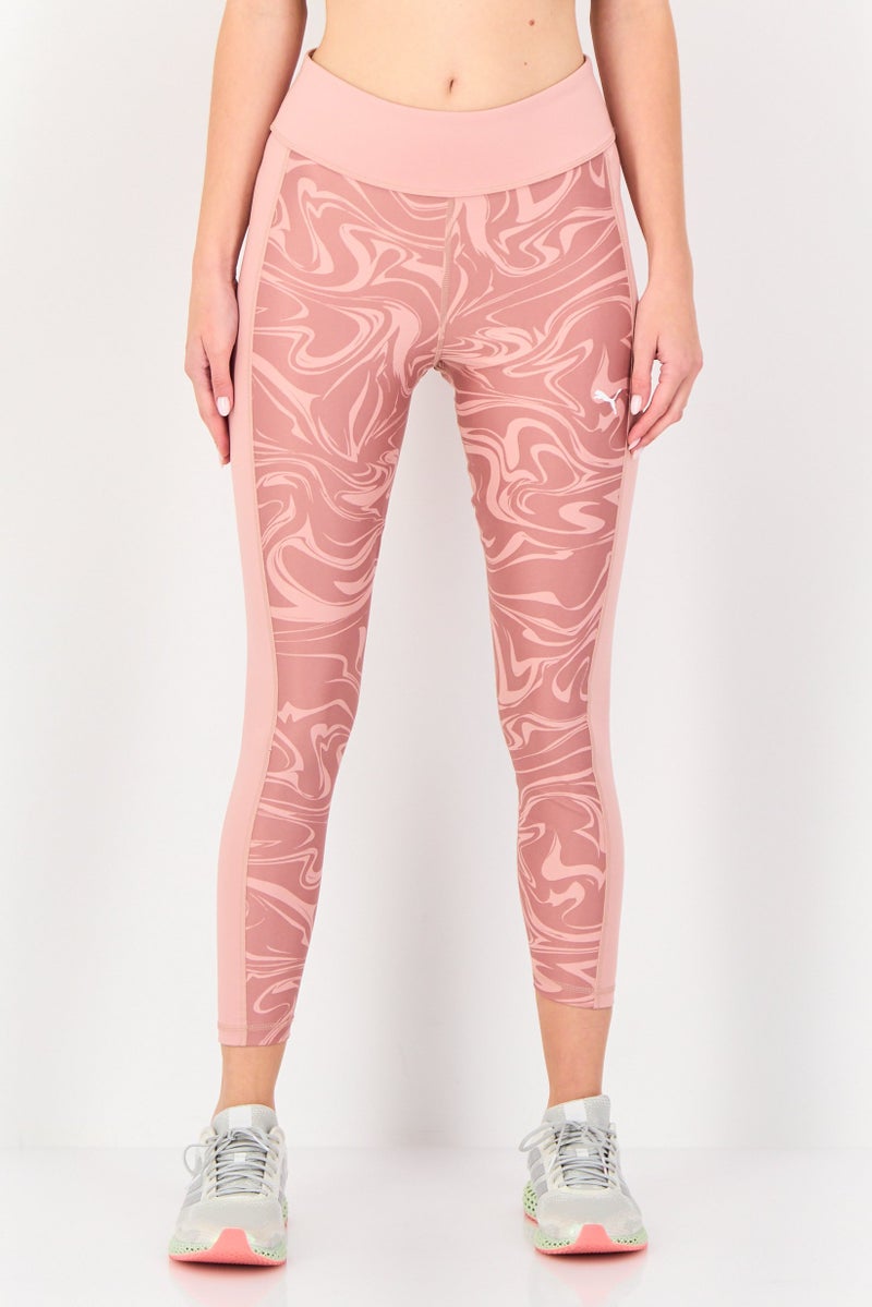 PUMA سراويل رياضية نسائية للياقة البدنية 7/8، وردي زهري - Image 1