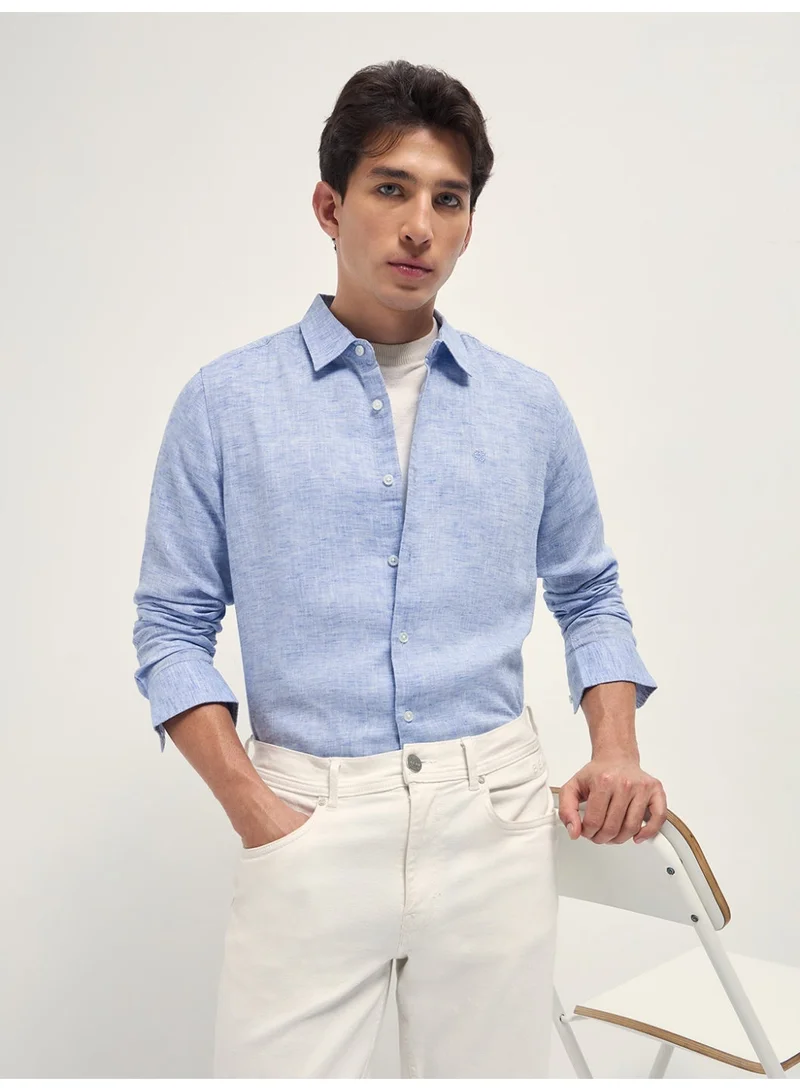 THE BEAR HOUSE Men’s Long Sleeve Shirt – Classic, Comfortable and Stylish Essential for Work, Travel or Casual Outings