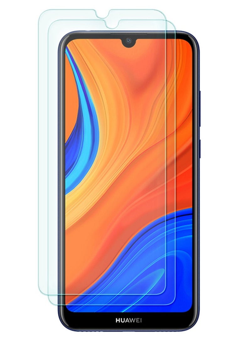 Super 2 Pieces Glass Screen Protector Designed For Honor 8A Full Screen Coverage And Bubble Free - Image 1