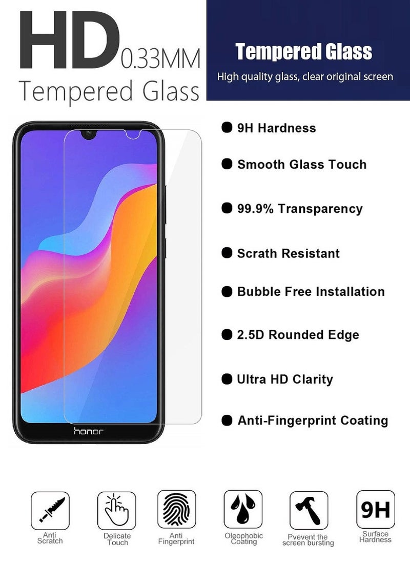 Super 2 Pieces Glass Screen Protector Designed For Honor 8A Full Screen Coverage And Bubble Free - Image 5
