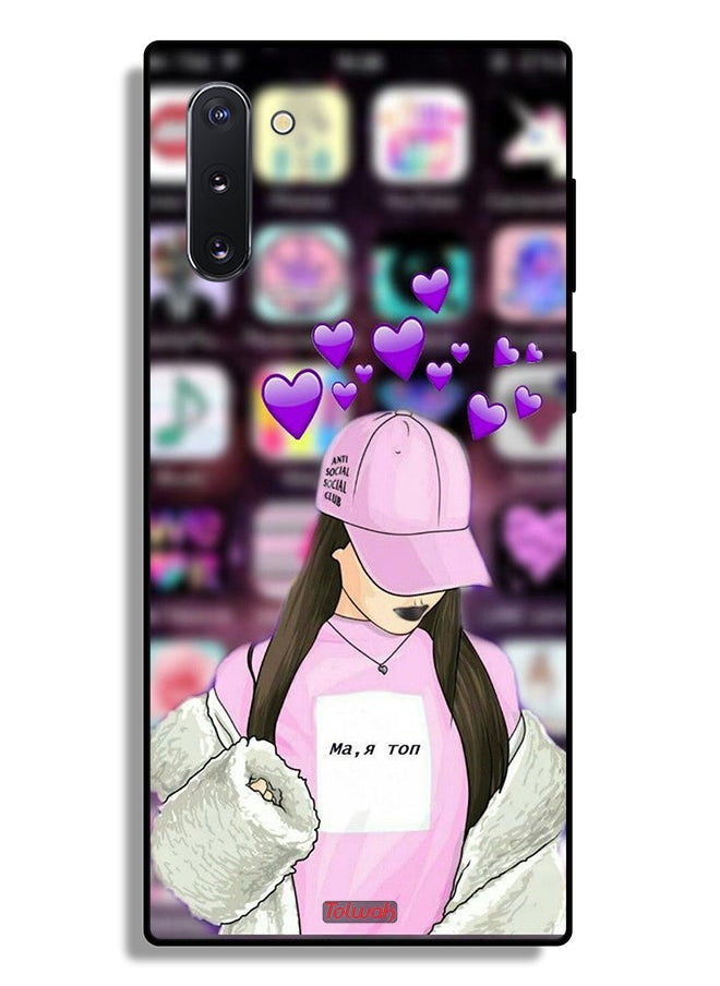 Tolwak - Samsung Galaxy Note 10 Protective Case Cover Anti Social Club - Image 1