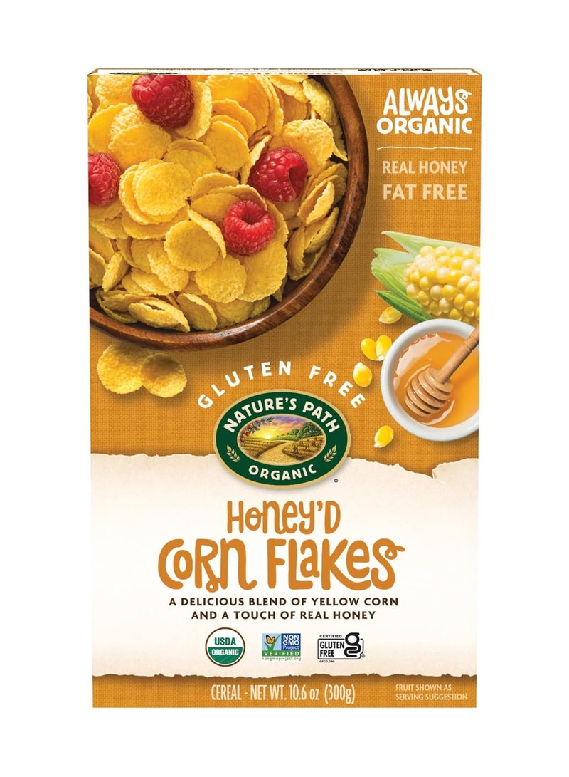 NATURE'S PATH ORGANIC Organic Honey Corn Flake, Gluten Free, 300g 