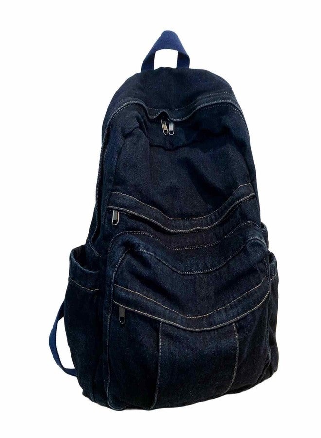 MaxxCloud Women's Heavy Cotton Canvas Laptop Backpack Lightweight Casual Hiking Daypack Travel Bag - Image 1